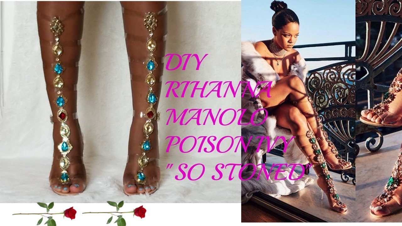 DIY RIHANNA DESIGNER SHOES ( part 2)