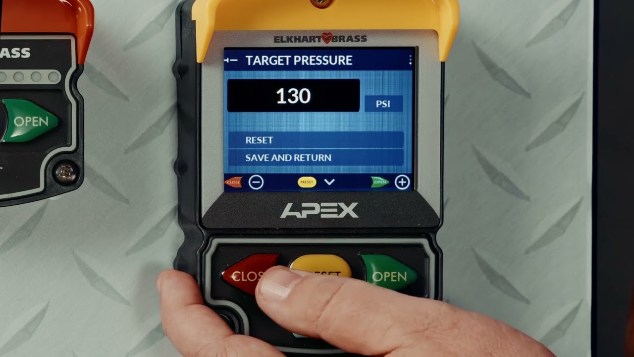 How To Set A Target Pressure Window On Your APEX Valve