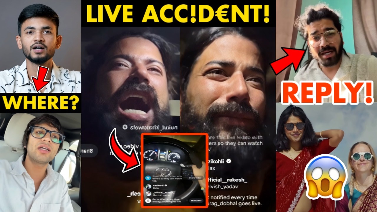 OMG! UK07 Rider LIVE ACC!D€NT….😰,  Live Reply to Kalam Ink, Where is Anurag Dwivedi?, Sourav Joshi