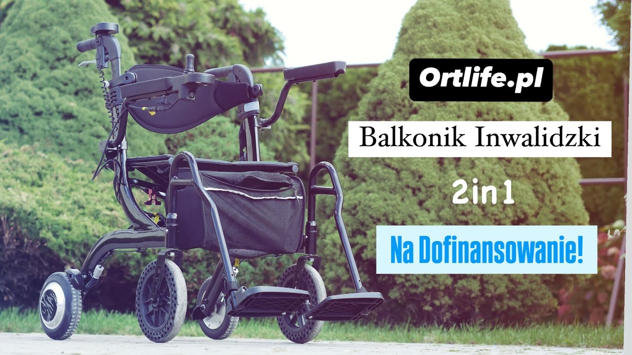 MR05 - Balkonik i Elektryczny i W&oacute;zek Inwalidzki 2in1 na dofinansowanie! Otrzymaj za darmo!