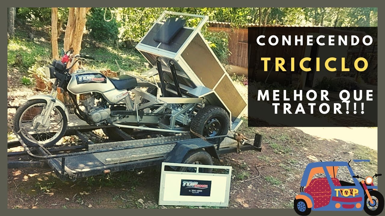 (O MELHOR) TRICICLO de CARGA  / MELHOR que TRATOR  / FIZEMOS TESTE E VEJA RESULTADO