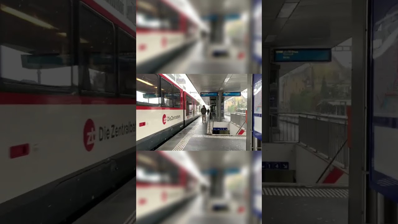 Einfahrt des ABeh 160 von Luzern nach Giswil S5  