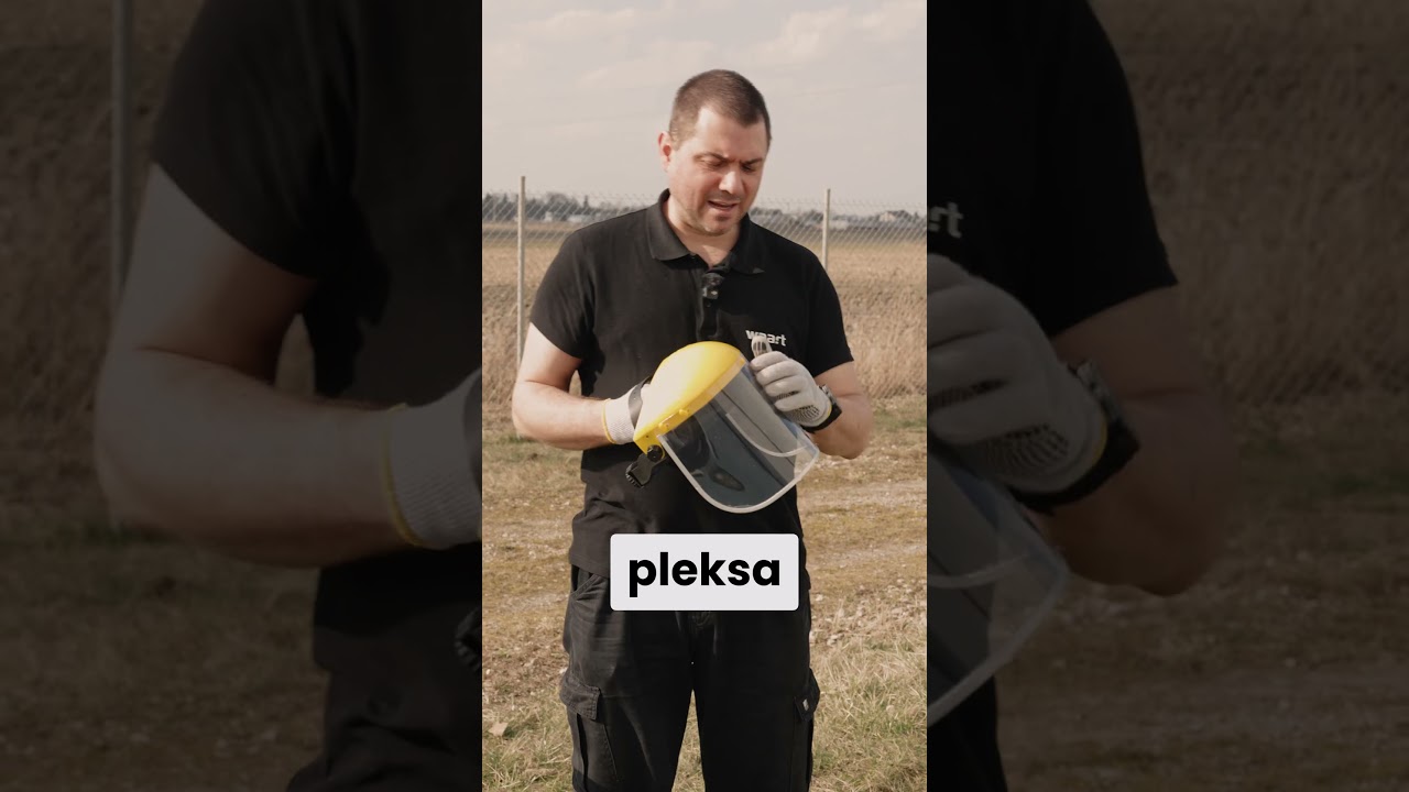 Pełna ochrona twarzy i oczu podczas prac domowych, warsztatowych i ogrodowych!