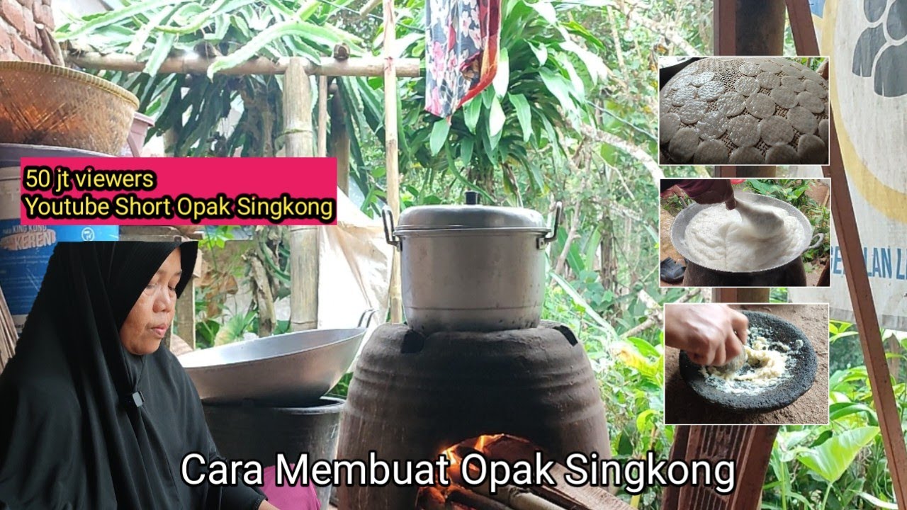 Viral 50Juta Penonton di Youtube Short. Ini Video Lengkapnya Cara Membuat Opak Singkong.