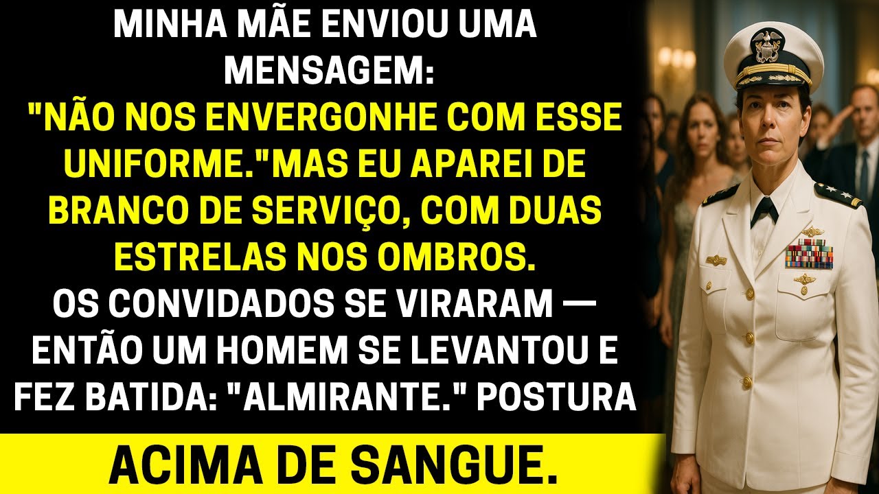 A família me excluiu do casamento da minha irmã — até que o convidado deles saudou: “Almirante”