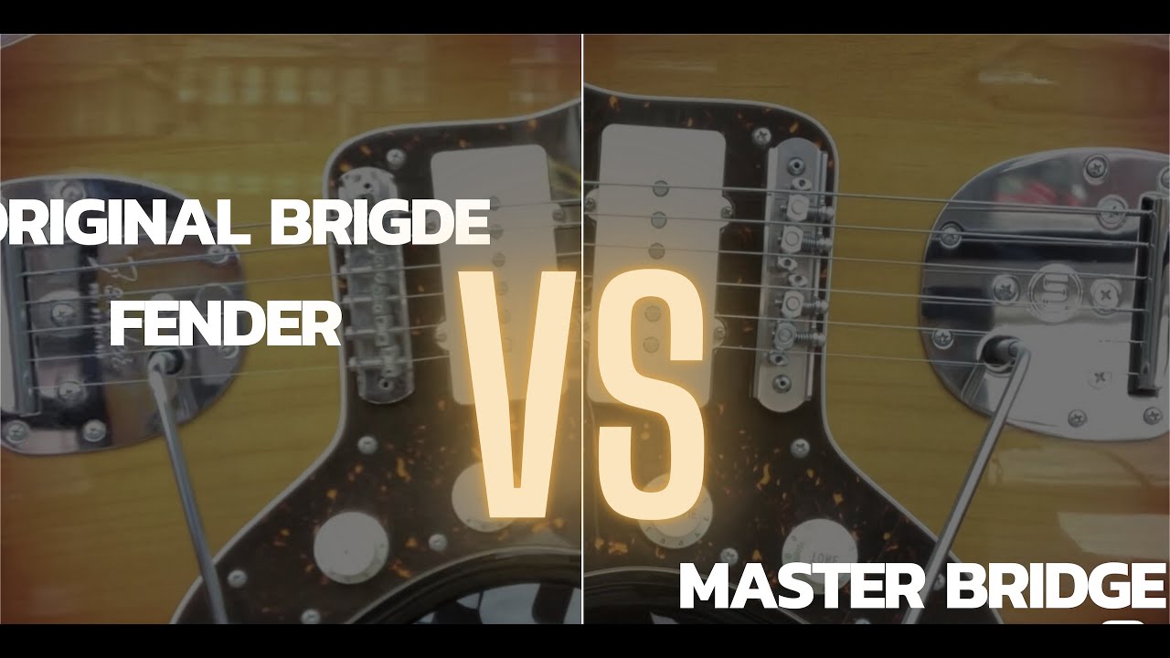 Mastery Bridge สุดยอด Bridge แห่งวงการกีตาร์ Offset ใครใช้ Jazzmaster Jaguar ต้องดู!!!!!!!!