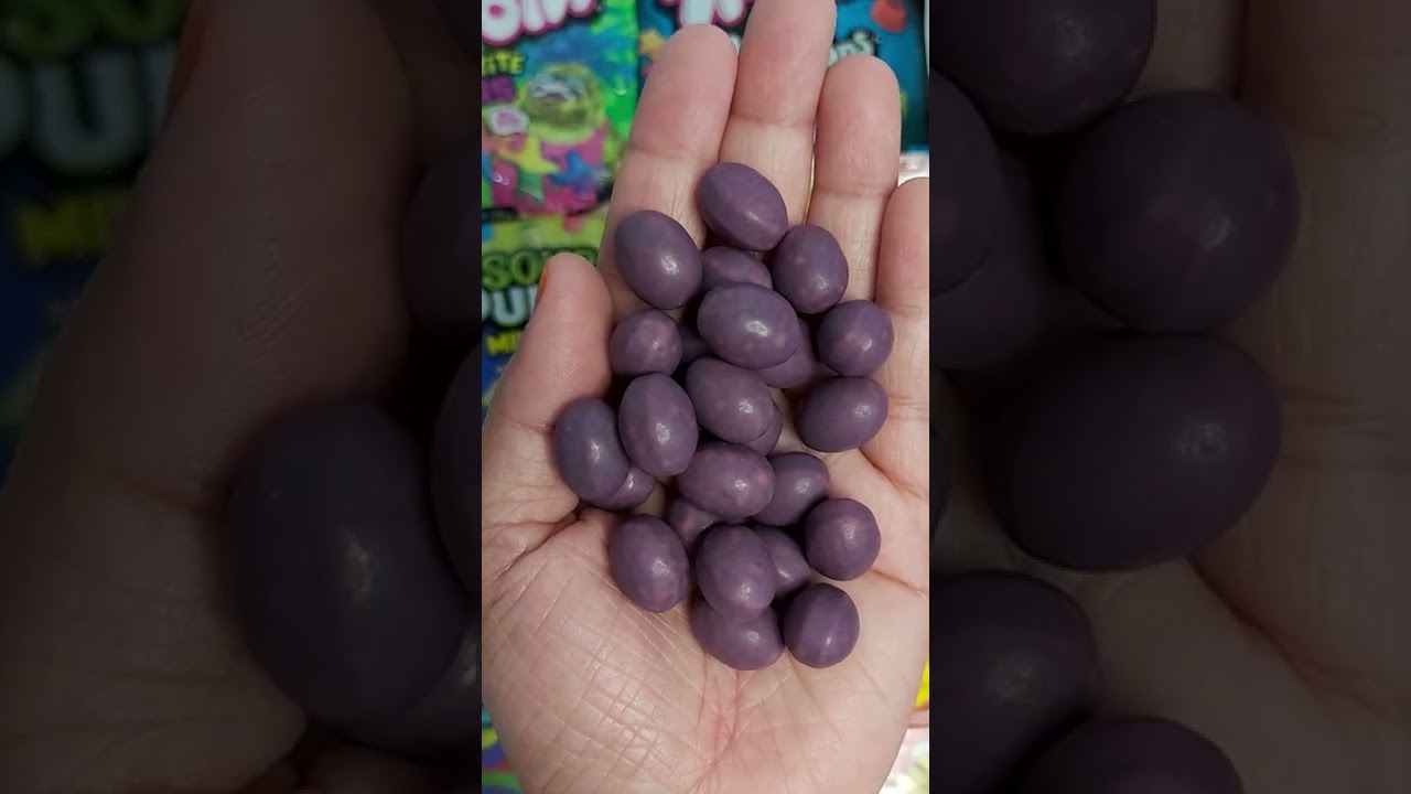 Grapes Flavor RUNTS Candy, more chocolates, mouth watering video #candy #shorts