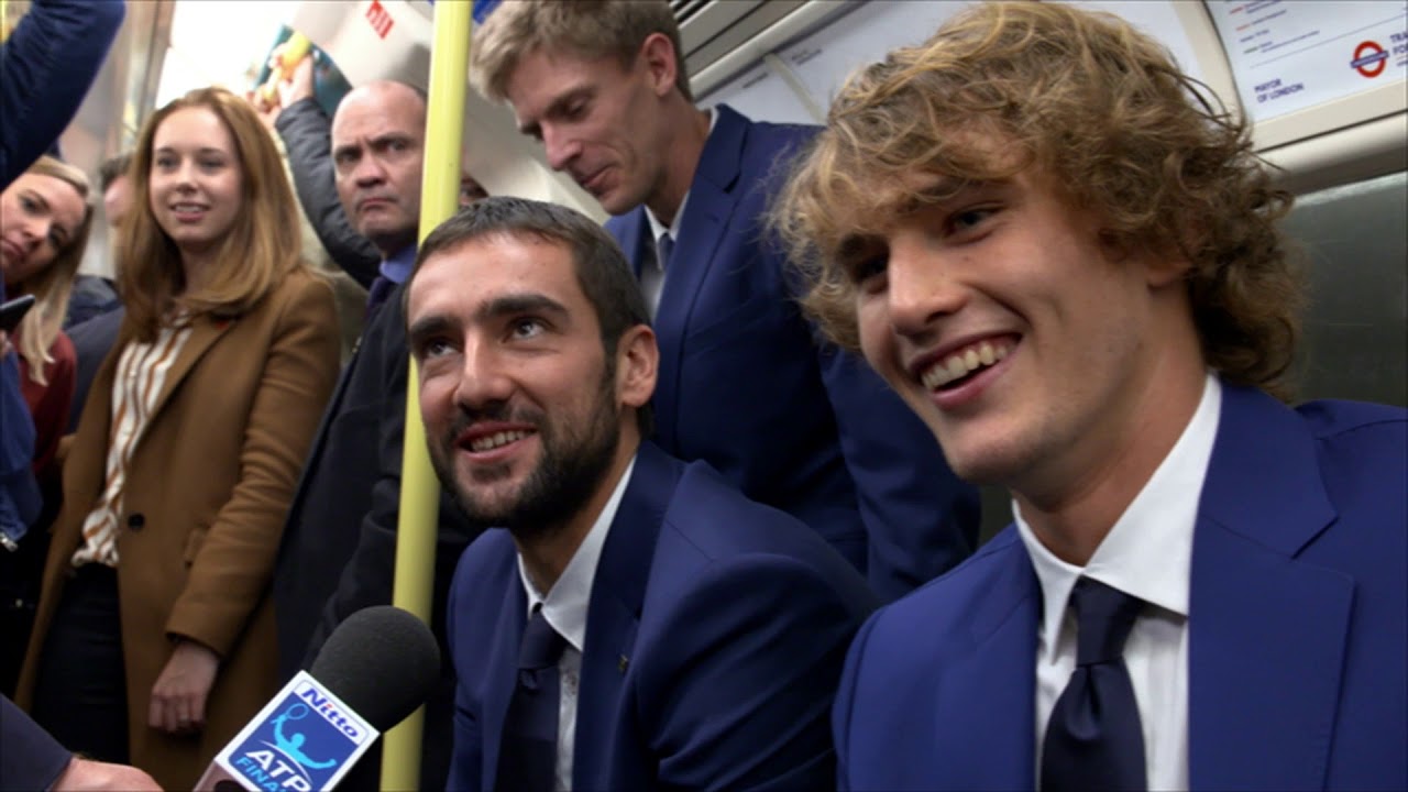 ATP's Best Take London Underground Ahead Of Nitto ATP Finals 2018