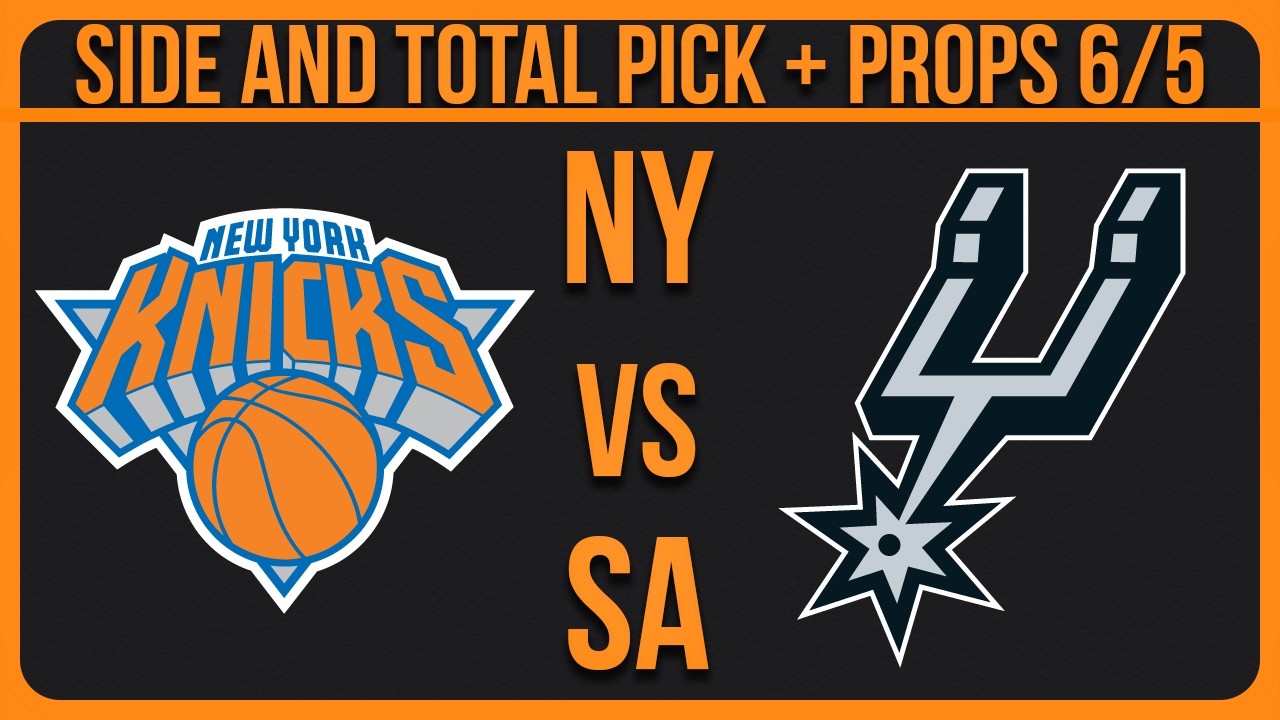 NBA Picks Today Knicks vs Spurs GAME 2 | NBA Finals Best Bets & Player Props 6/5/26