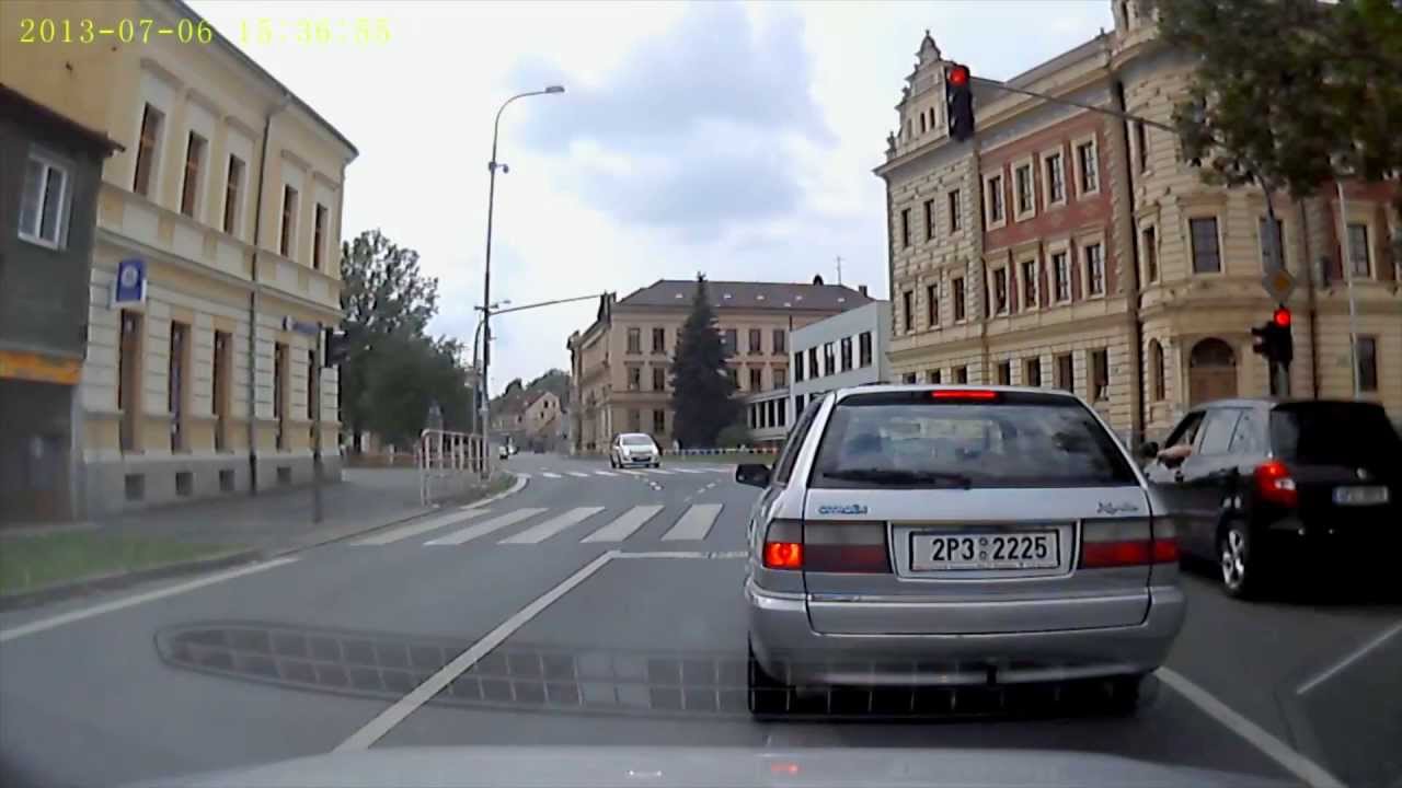 CZ: Domažlice Plzeňský Kraj Czech Republic Ortsdurchfahrt Wohngebiete Juli 2013