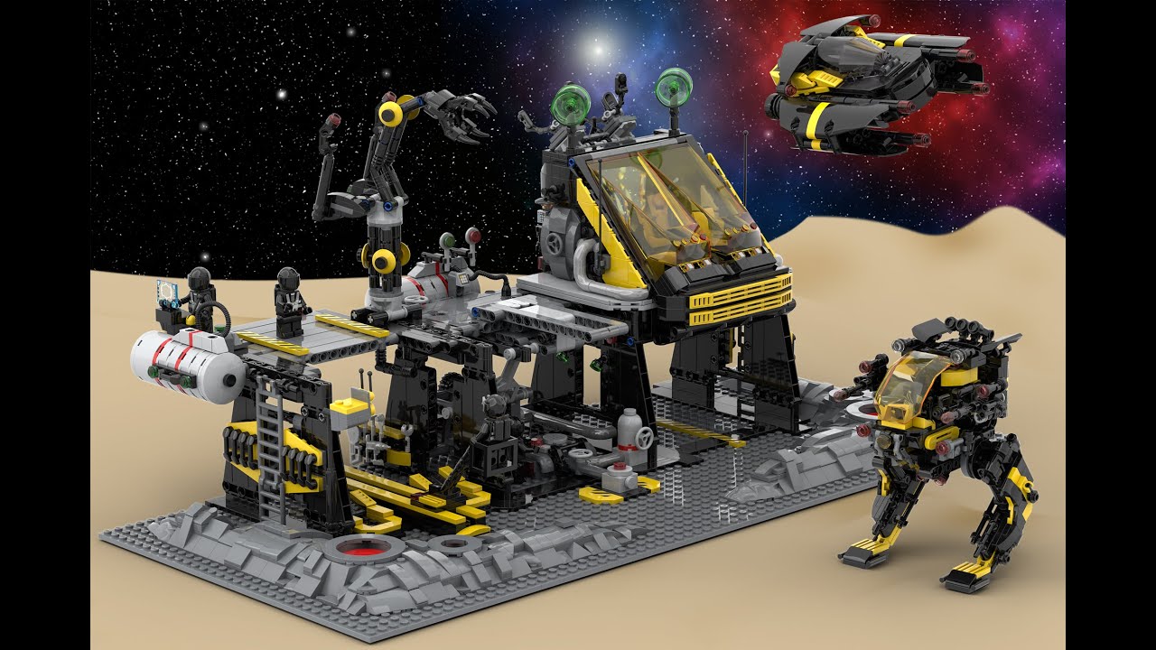 Blacktron Infiltration Base