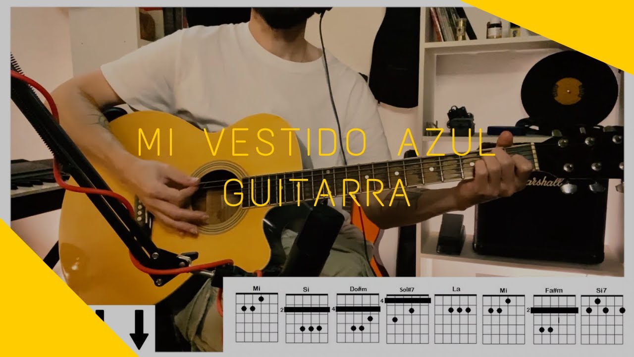 GUITARRA | Mi vestido azul - Floricienta ( cover/tutorial) Martin Lopez