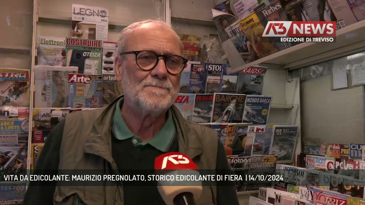 VITA DA EDICOLANTE: MAURIZIO PREGNOLATO, STORICO EDICOLANTE DI FIERA  | 14/10/2024