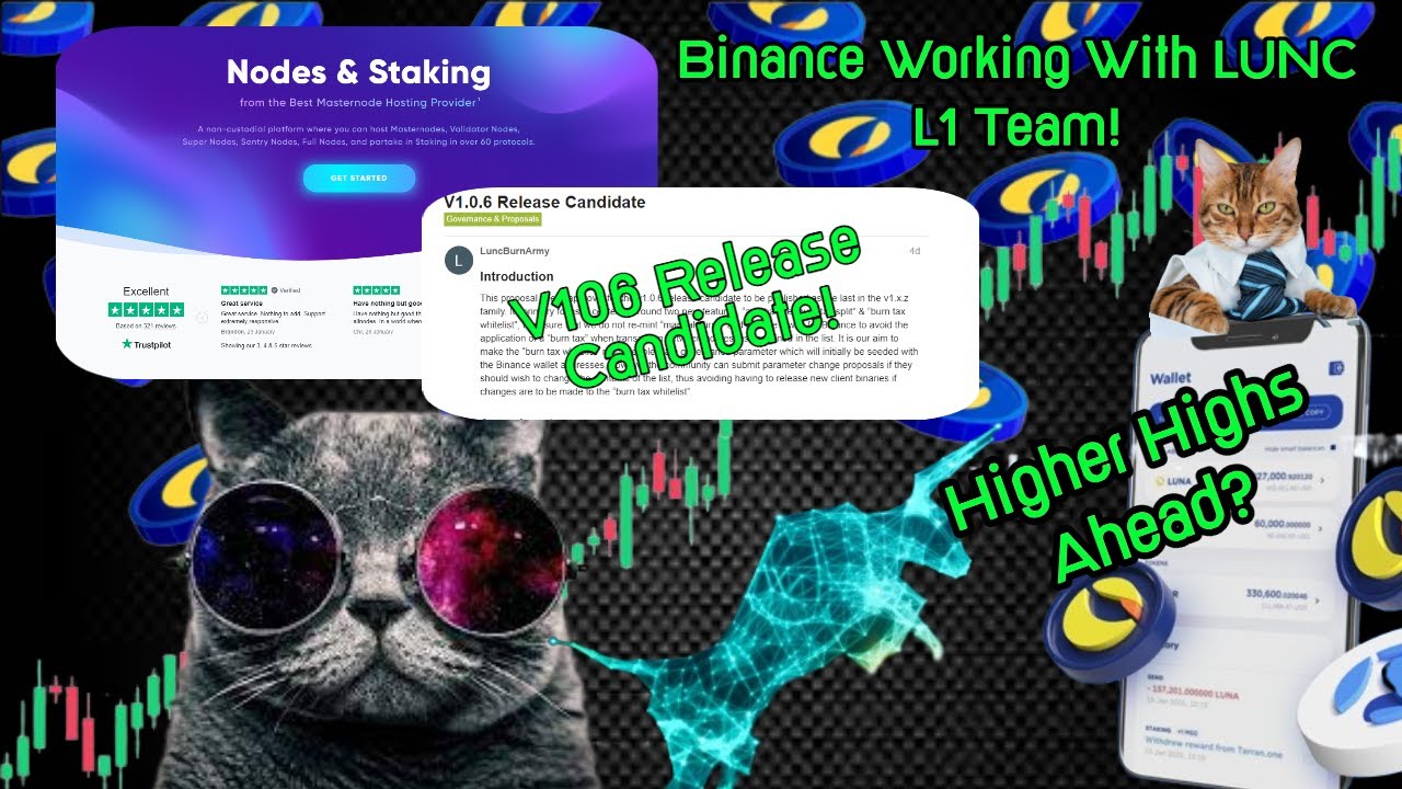 Terra Luna Classic | Binance Working With #LUNC L1 Team! V106 Release Candidate! Higher Highs Ahead?
