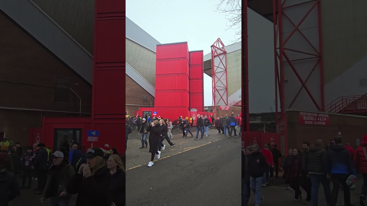 Shipping Container Stand is Ace #nffc #football #futbol #soccer