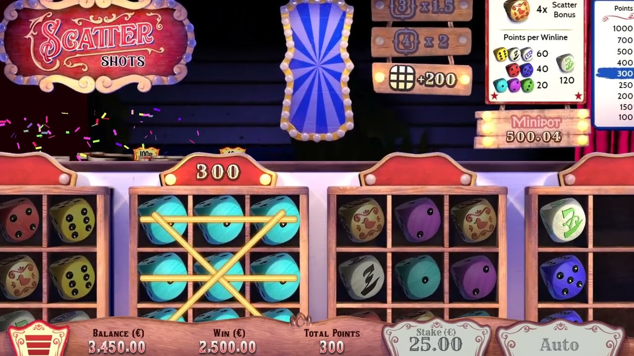 Scatter Shots Dice Game - Big Win - Air Dice Casino Game Studio