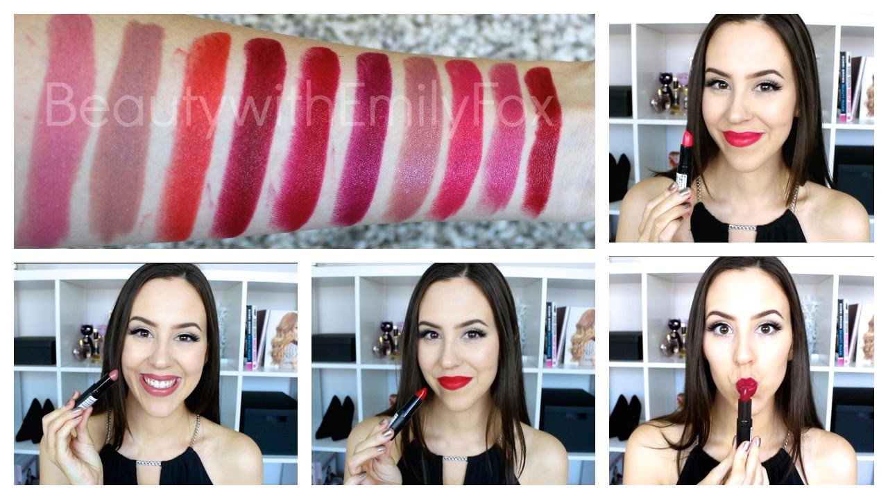 Rimmel Lasting Finish Lipstick by Kate Moss +Lip swatches