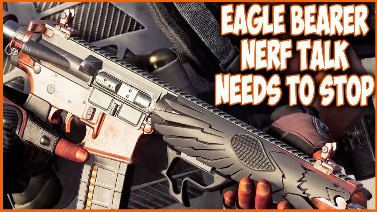THE EAGLE BEARER NERF TALK NEEDS TO STOP IN THE DIVISION 2