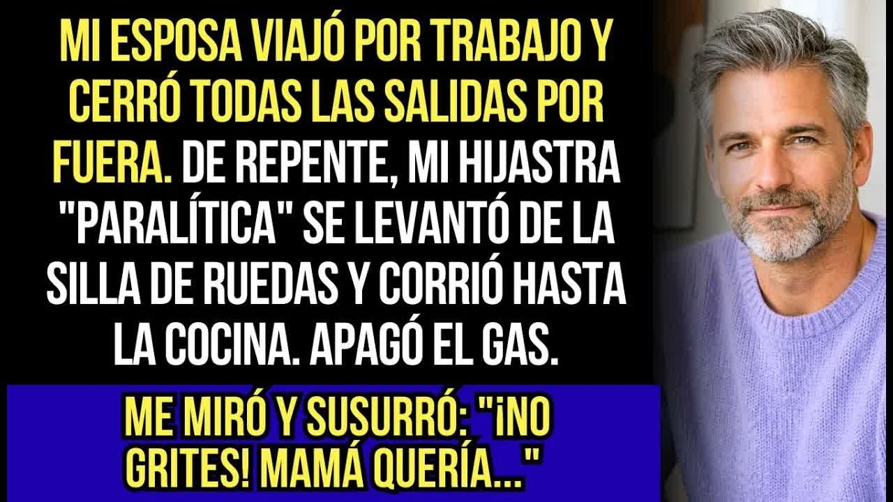 Mi Esposa Cerró La Casa Por Fuera. Mi Hijastra ＂Paralítica＂ Se Levantó De La Silla Y Apagó El Gas...