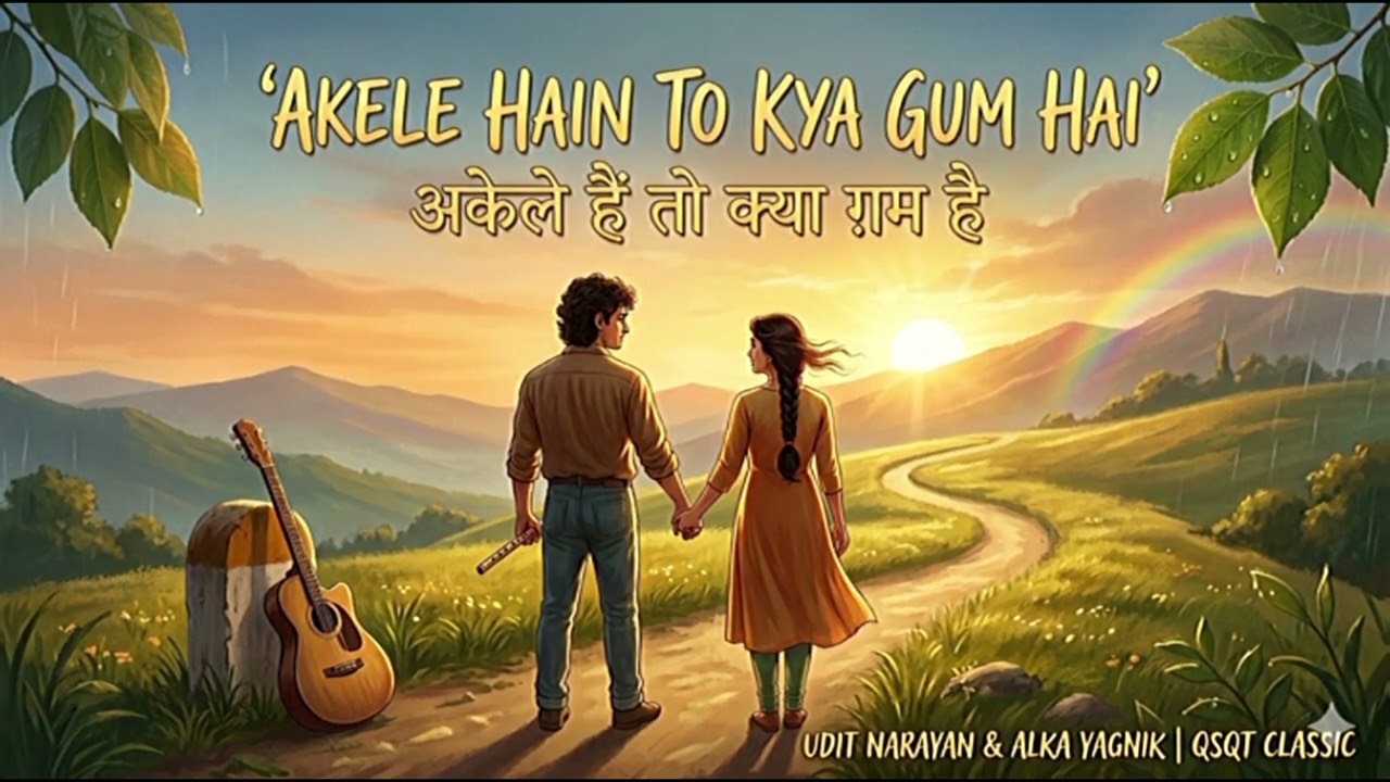 🎵 Akele Hain To Kya Gham Hai ❤️ | Romantic Evergreen Song | Retro Bollywood Love Vibes