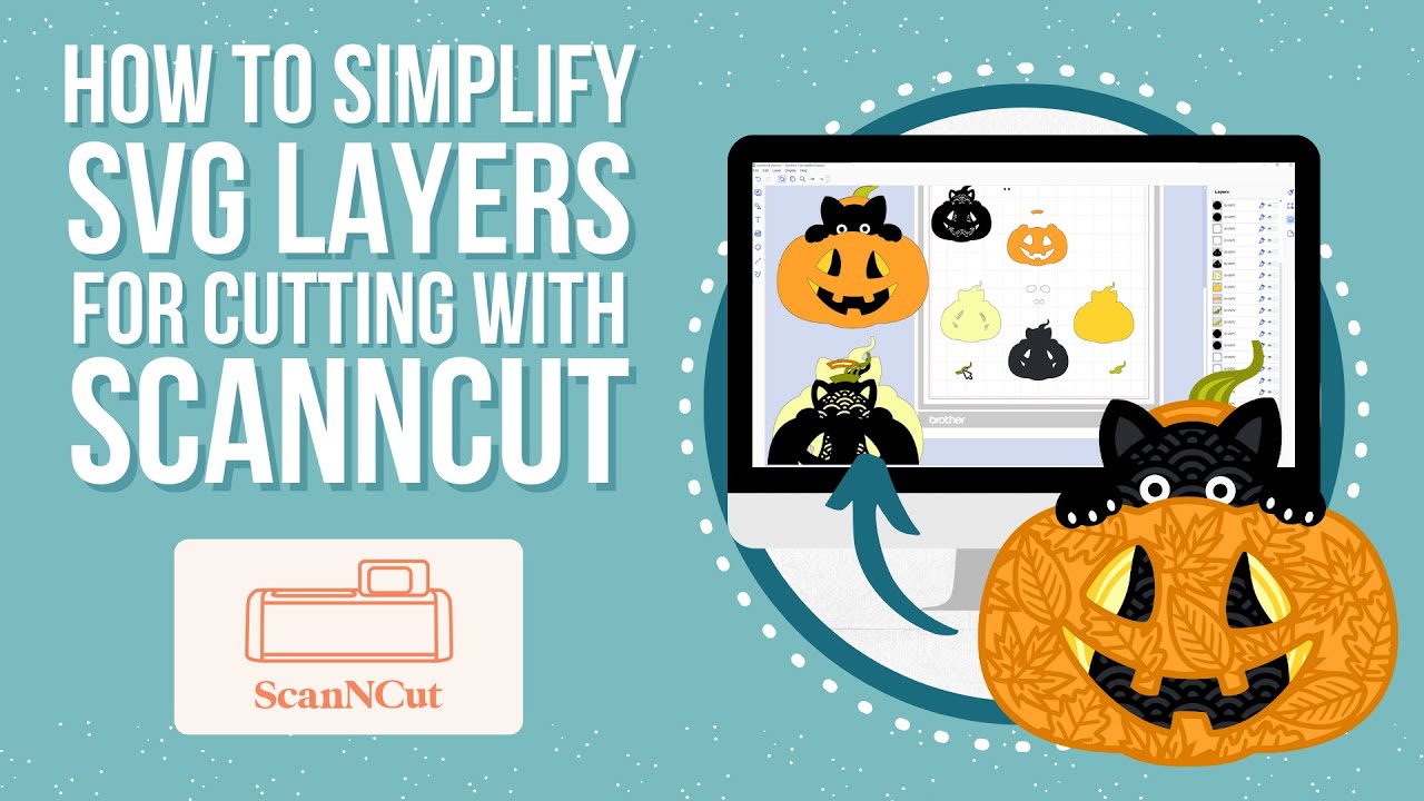 Simplify Layers in CanvasWorkspace for ScanNCut Crafting ⭐ How to Remove SVG Layers