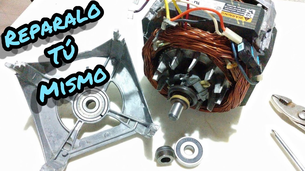 Reparación de Motor de Lavadora Maytag Fácil.  Cambio de Buje por Balero
