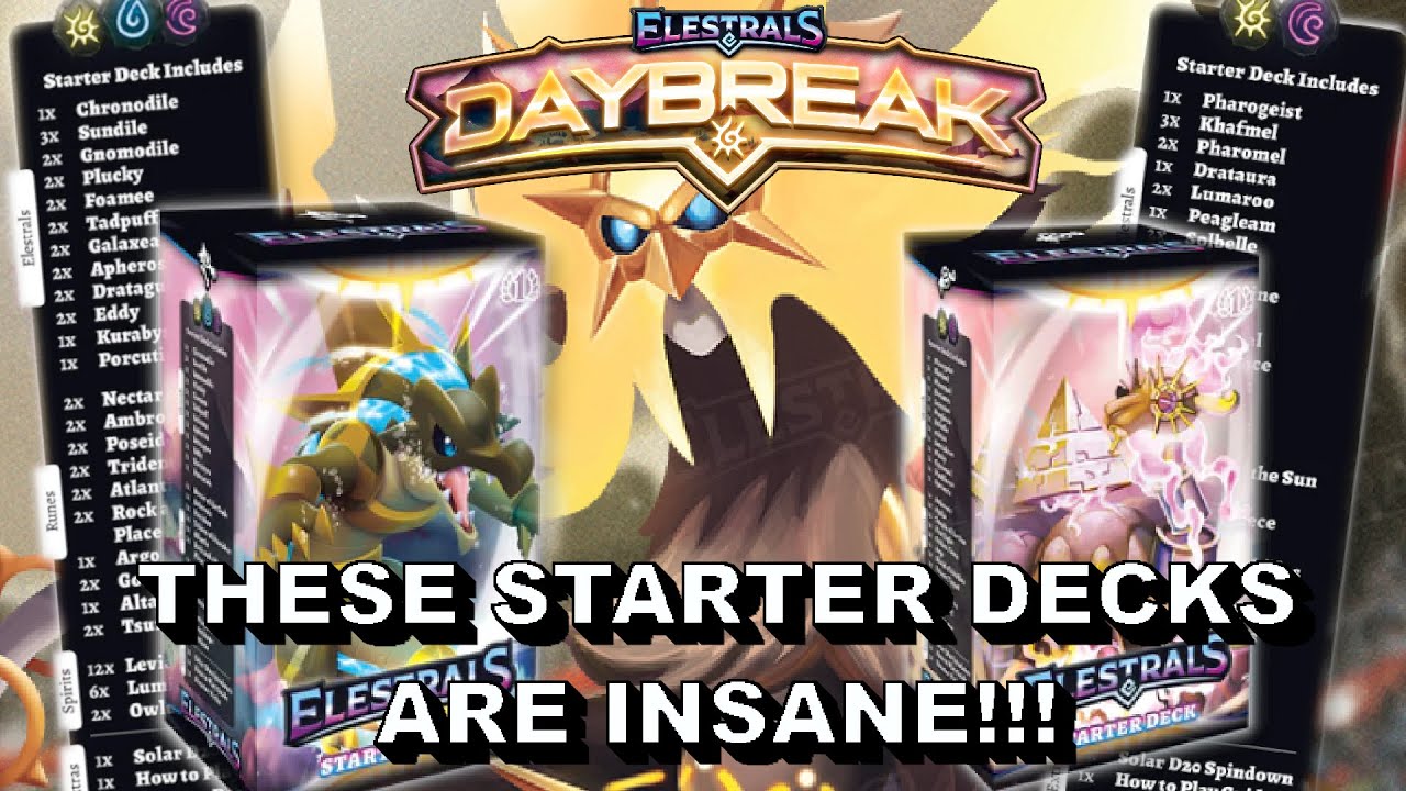 These are just constructed decks? Daybreak Starter Decks Review