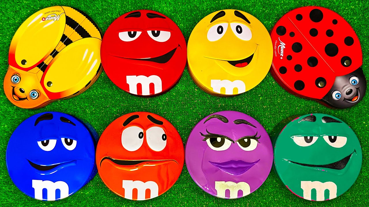 Satisfying Video | Unboxing Colorful M&M'S and Tasty Munz Candy From Surprise Boxes ASMR