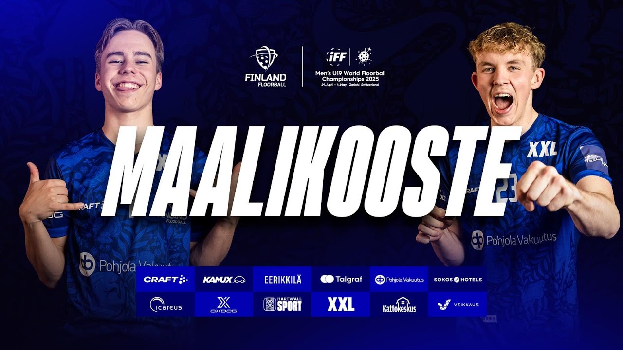Maalikooste: Suomi - T&scaron;ekki (Miehet U19 MM-finaali)