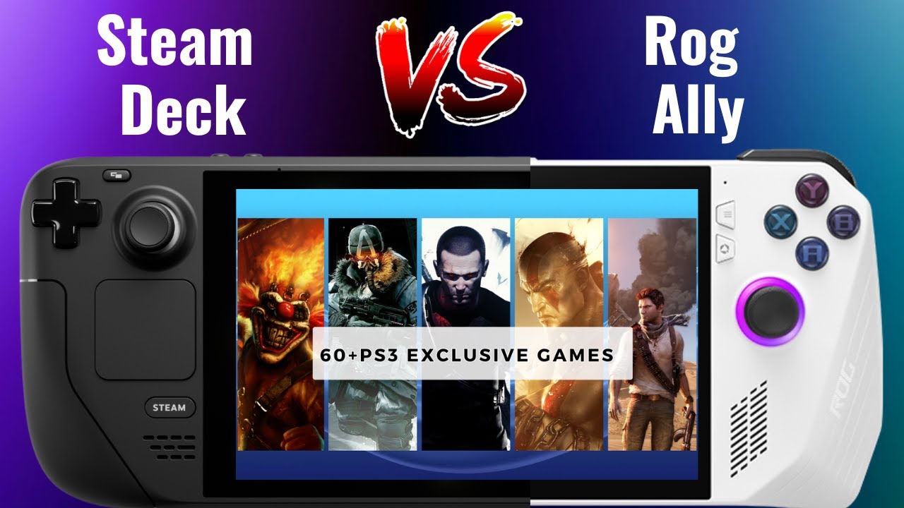 RPCS3 PS3 Emulator Tested in 60 Games | Steam Deck Vs Rog Ally Ryzen Z1 Extreme