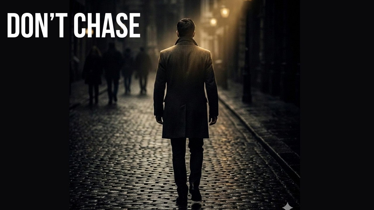 Never Chase. Let Them Come To You
