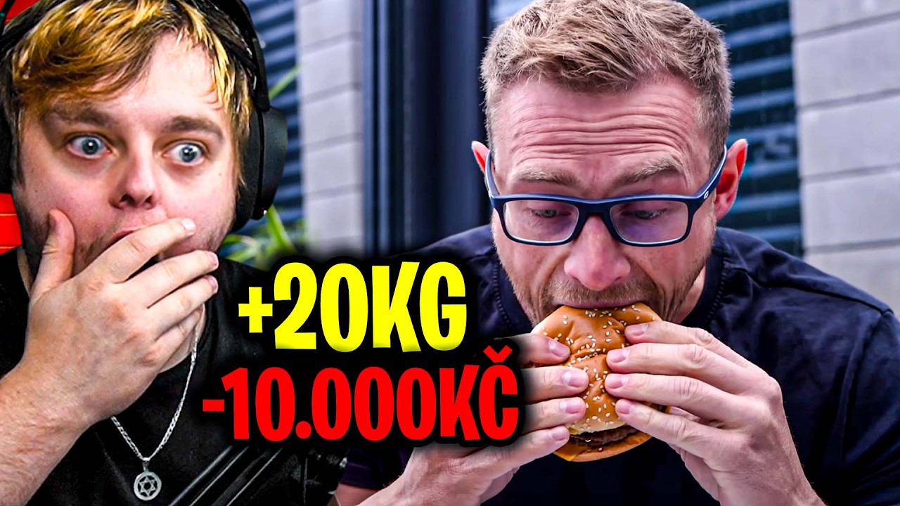 7 DNÍ JEDL POUZE MCDONALD... DOPADLO TO ŠPATNĚ