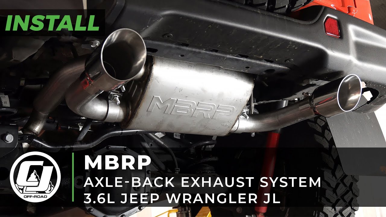2018-2021 Jeep JL install | MBRP Axle-Back Exhaust System