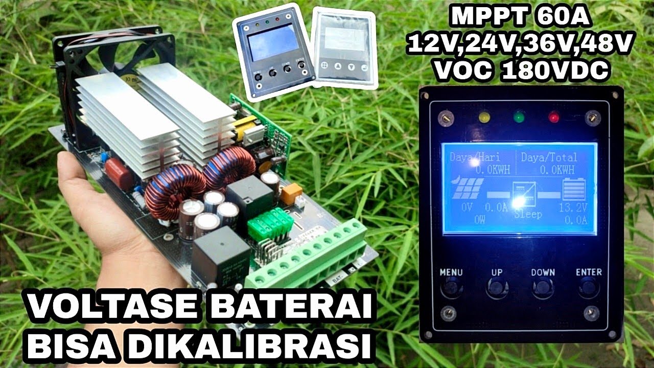 MANTAB !!  SCC MPPT Rakitan 1,1 jutaan FULL Fitur SAYA Pribadi PUAS !!!