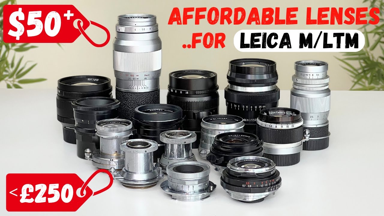 🔴 10 дальномерных объективов до 320 долларов! 🤑 Доступные объективы для Leica M/LTM
