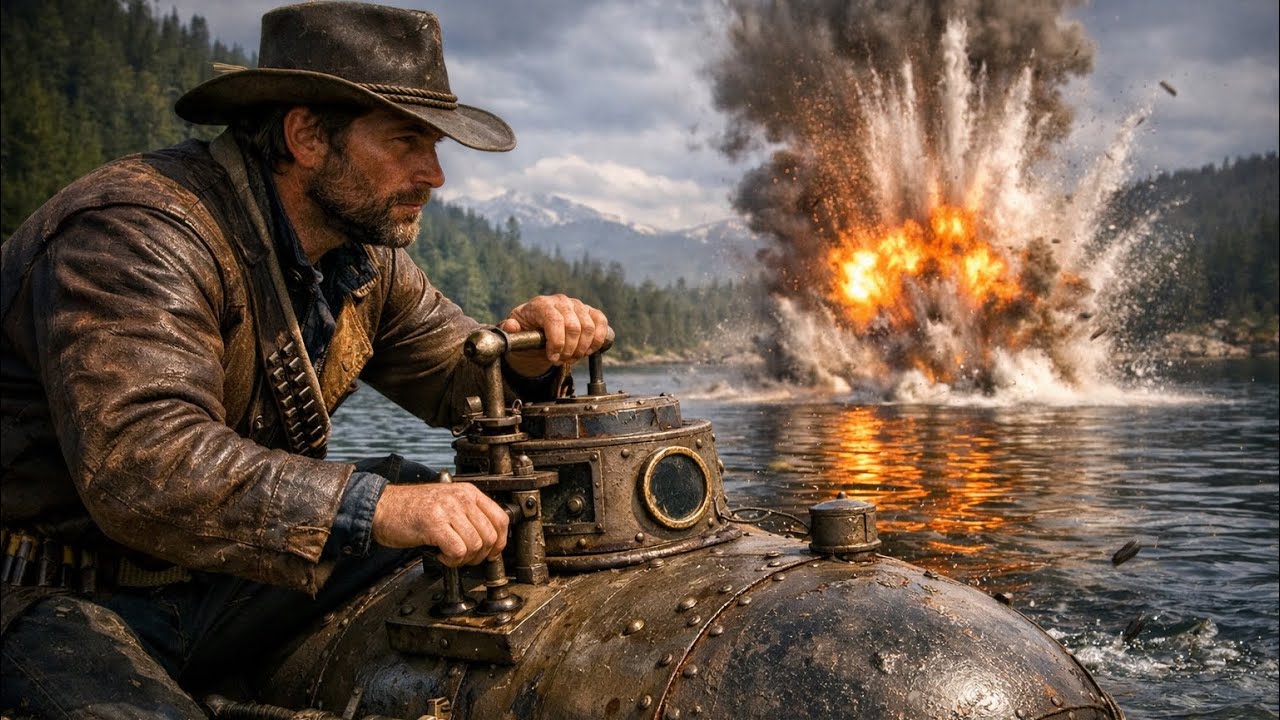 ACHEI UM SUBMARINO NO RED DEAD #rdr2 #reddead #reddeadredemption 