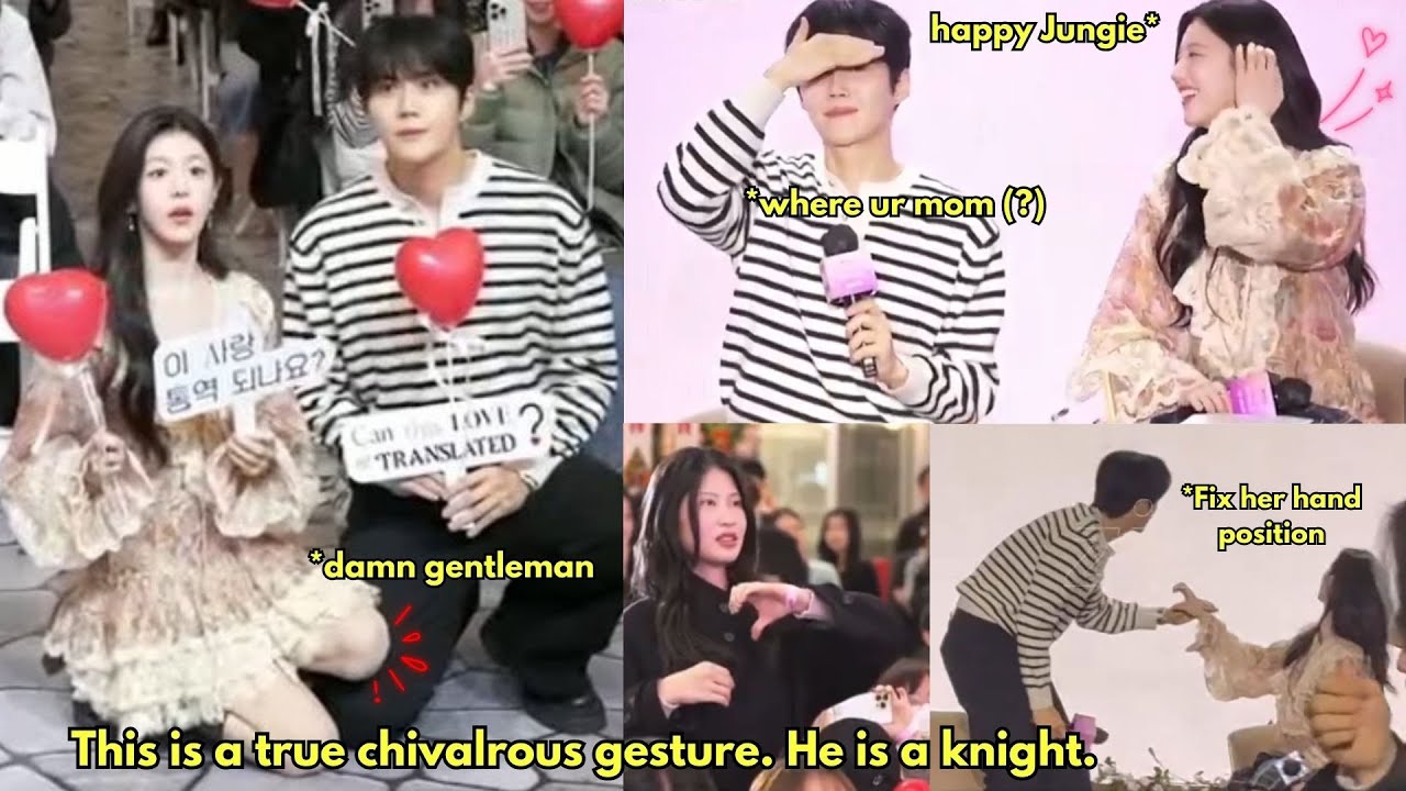 Younjung said her mom was there, then Seonho quickly scanned the crowd like his life depended on it