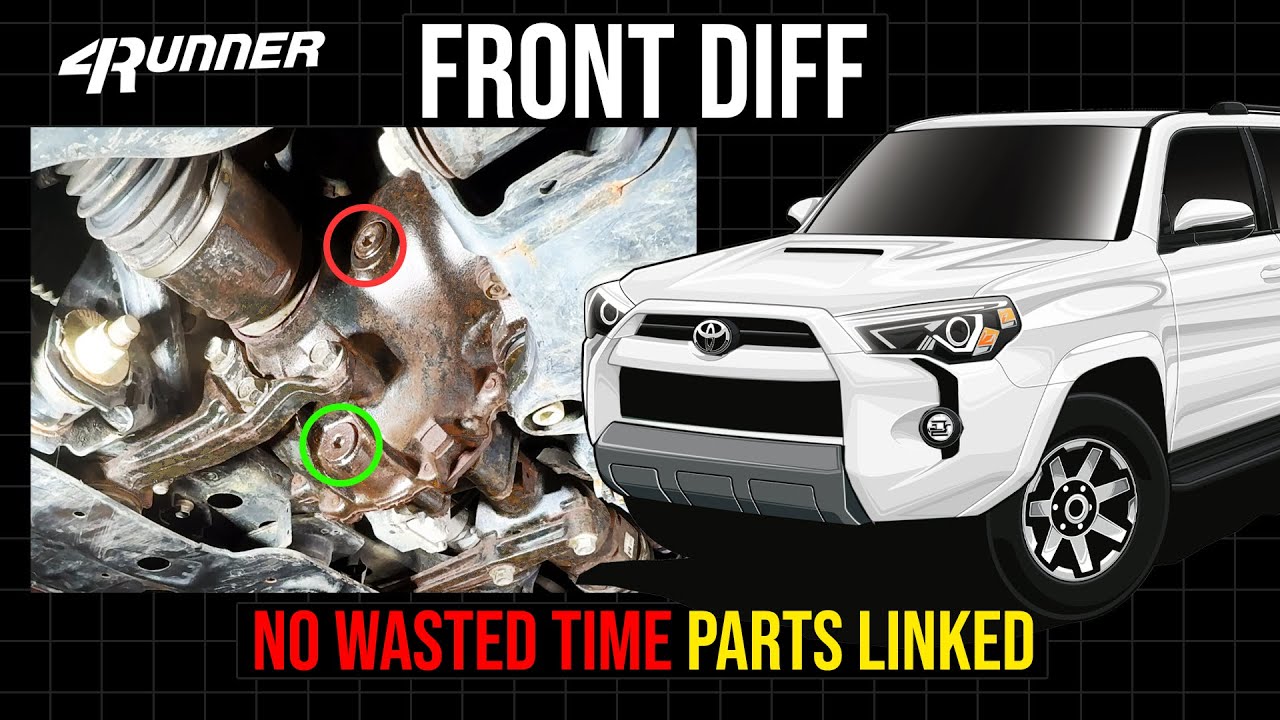 Жидкость для переднего дифференциала 4Runner 2010-2024 | ПРОСТОЕ ВИДЕО СДЕЛАЙ САМ