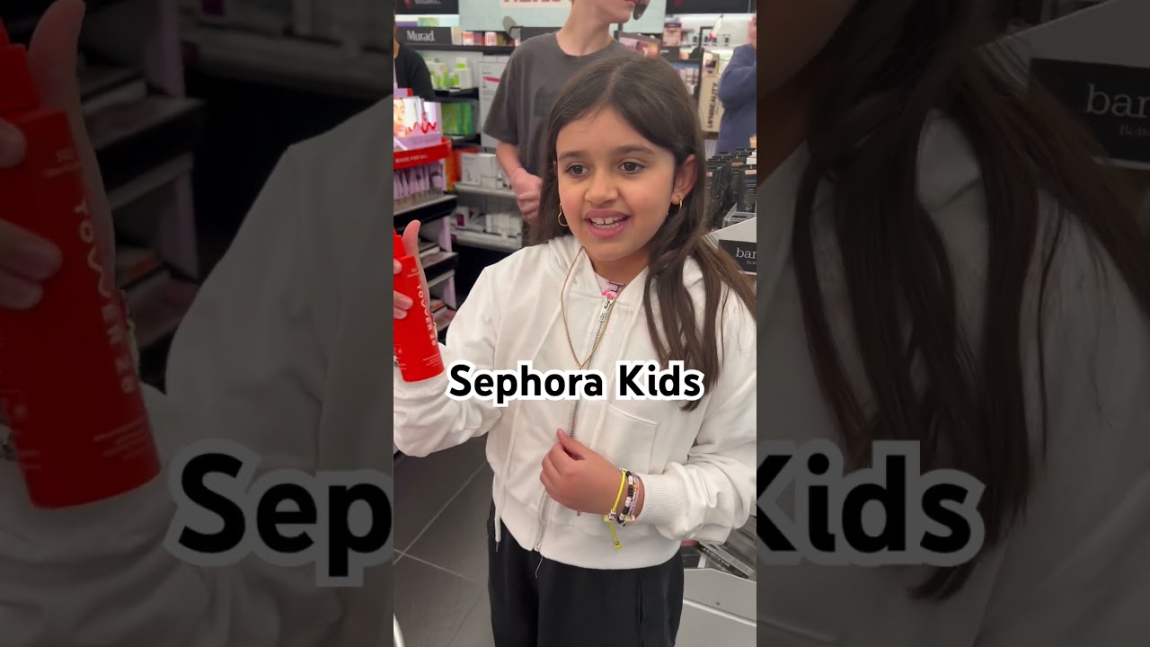 Sephora Kids cause it&rsquo;s &ldquo;very viral&rdquo; #sephorakids  #viral #sephora #familyvlog