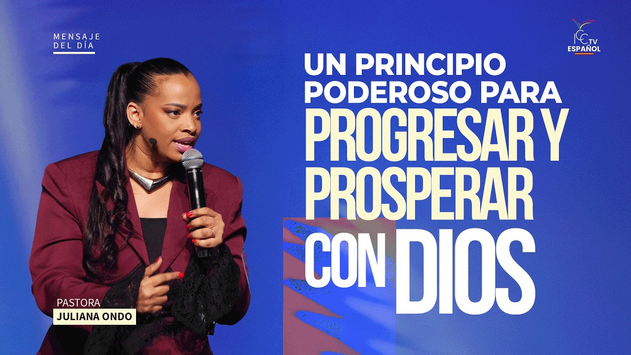 Un principio poderoso para progresar y prosperar con Dios | Pastora Juliana ONDO