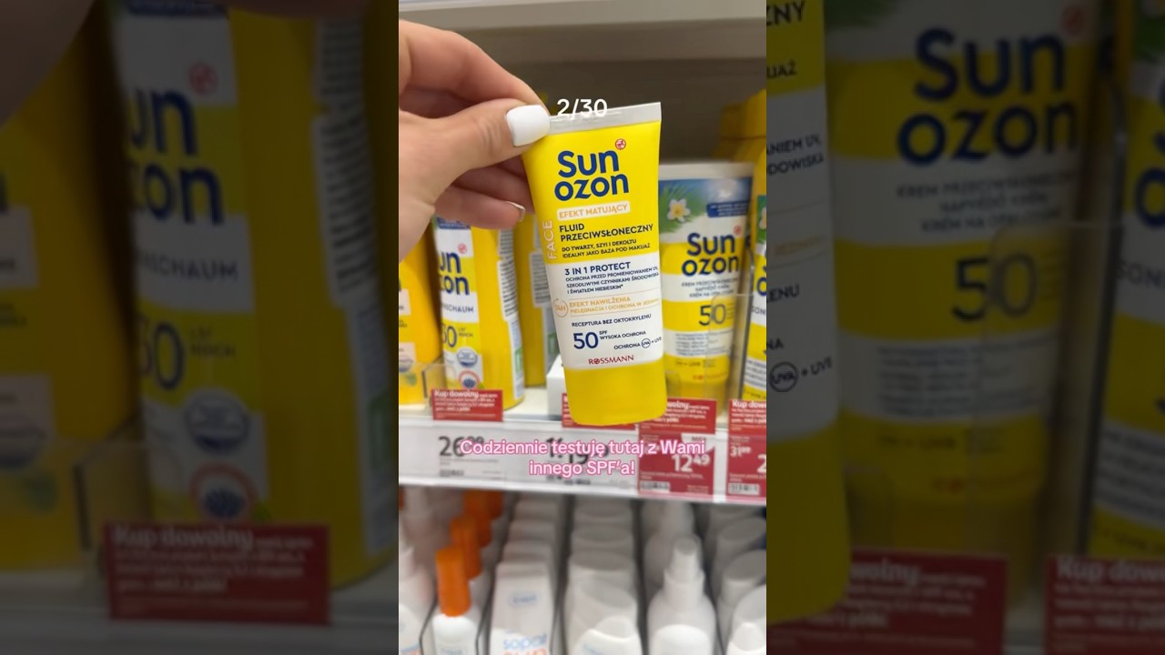 Testuję KREMY SPF przez miesiąc! ☀️ 2/30 💸🧖🏻&zwj;♀️