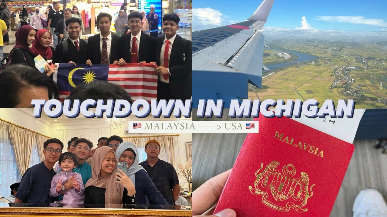 CHAPTER 1 : Touchdown in USA!!! 🇲🇾🇺🇸 | Malaysian study abroad 🤯