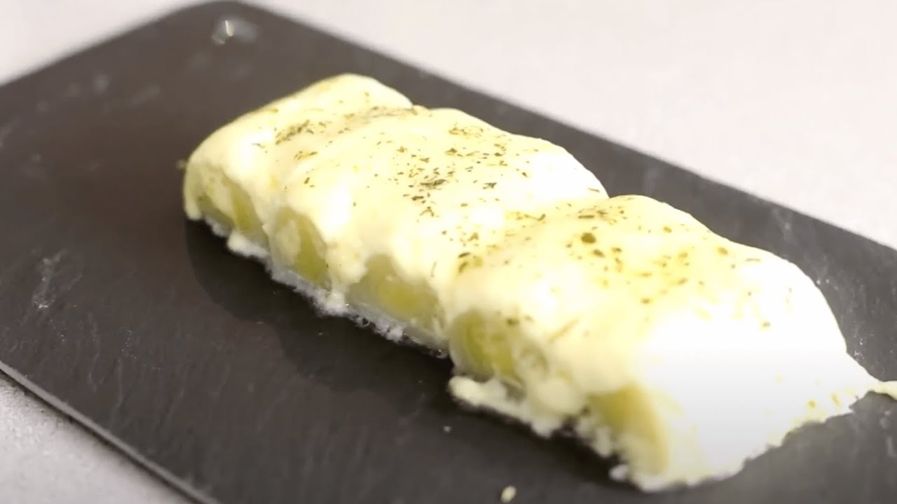 Receta de Puerros Gratinados por Mario Sandoval