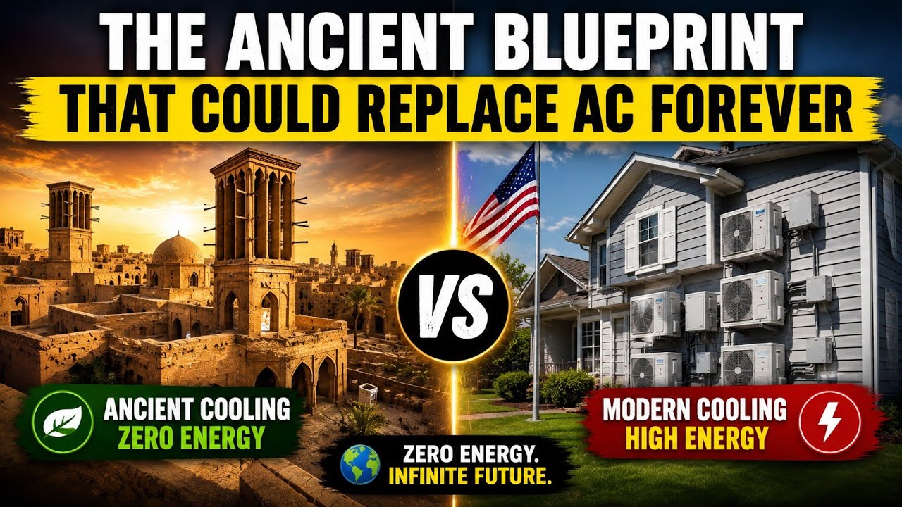 This Ancient Cooling Trick Could Kill Air Conditioning#ancientscience #history #sciencedocumentary 
