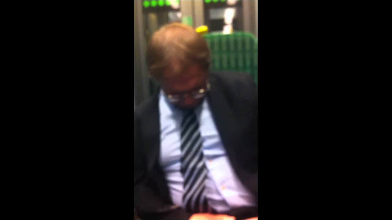 Sleepy passenger