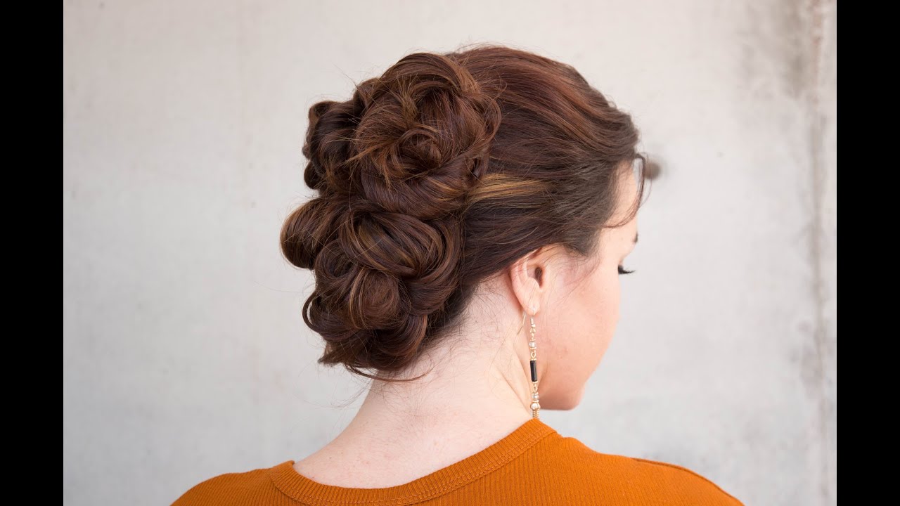 Easy Knotted Updo
