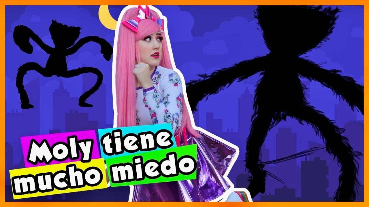 MOLY TIENE MUCHO MIEDO / SHOW PIEDRA PAPEL O TIJERA / MOLY VE VIDEOS DE HUGGY WUGGY TRISTE VIDA REAL