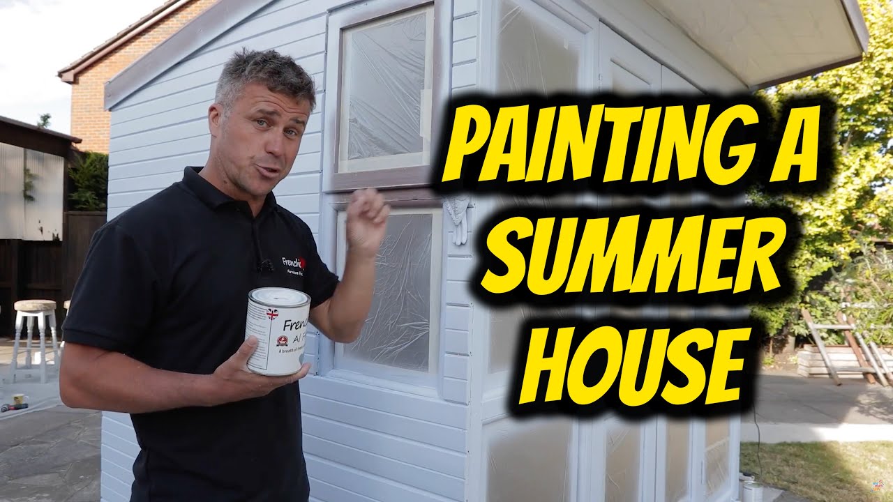How to paint a summer house or shed with Frenchic's Alfresco Range | Frenchic Top Tips