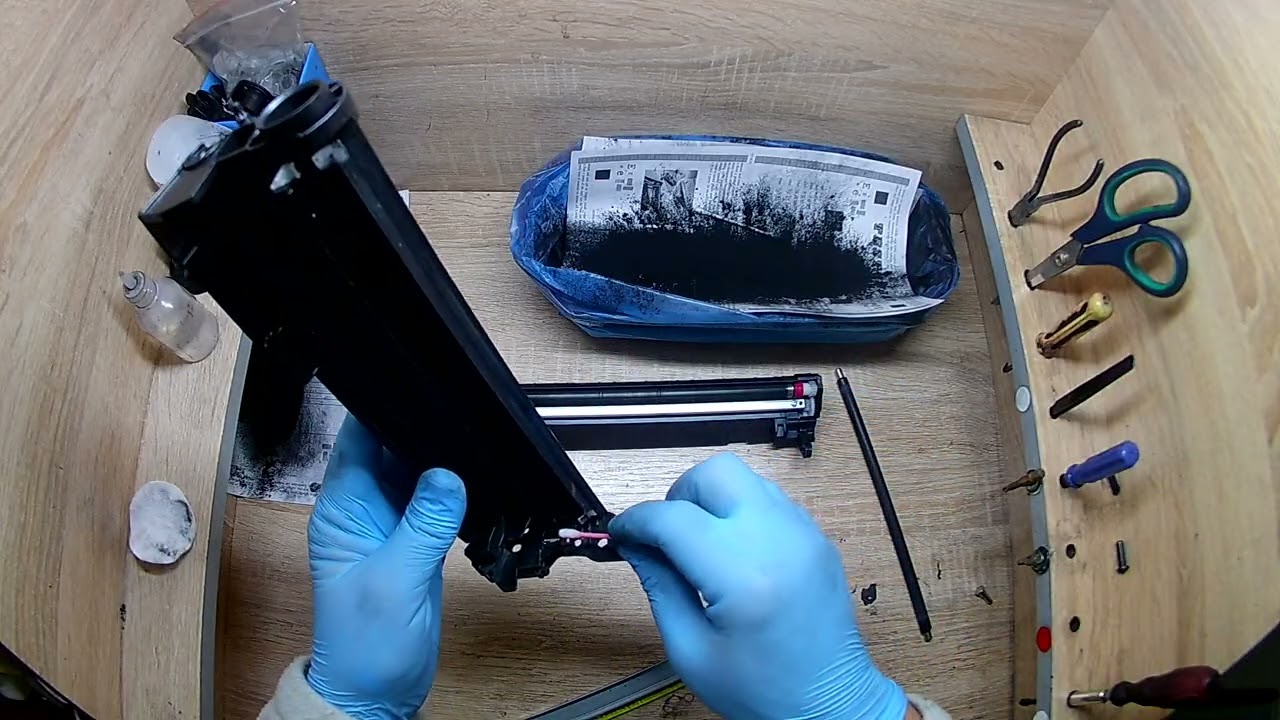 725 Canon, очистка, смазка, часть -1
