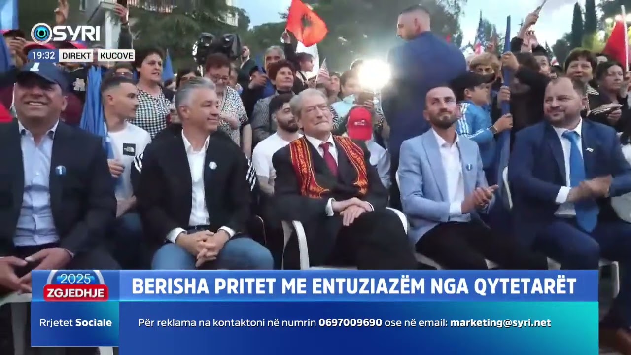Pritje madhështore në Kuçovë, këngëtari i kushton këngë Sali Berishës